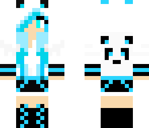 blue panda girl - edited