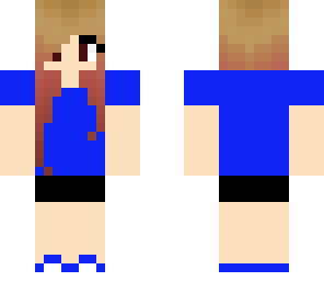 blue tank top