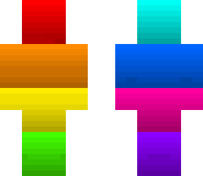 rainbow person