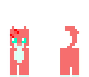 cute pink cat
