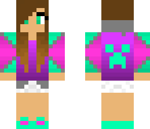 green and pink tomboy