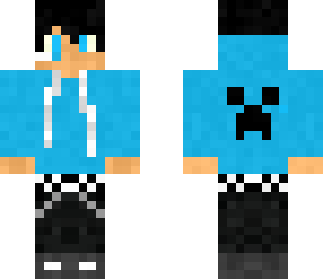 light blue teen with hoodie