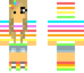 rainbow girl