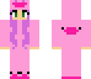 pink duck  girl