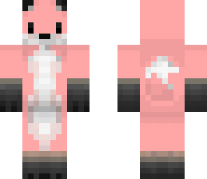 cute pink fox girl