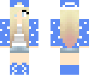 blue girly tom boy
