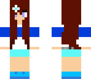 my skin with brown hair