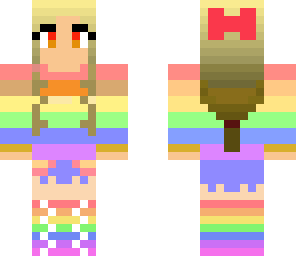 rainbow girl