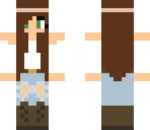 cute spring brunette farm girl