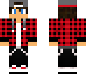 red plaid