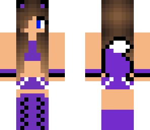 purple girl fox