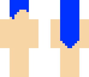 blue hair template