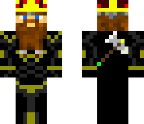 dwarf with black armor first draft