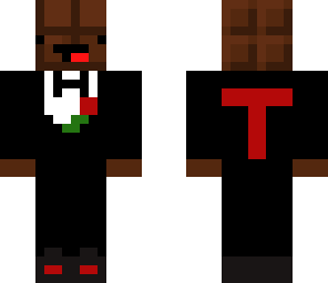 chocolate in tux