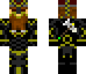 dwarf w black armor and helmet