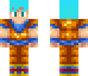 goku con pelo azul