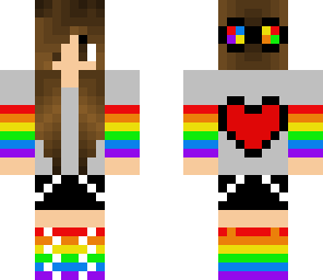 rainbow girl