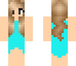 girl with blue night-dress