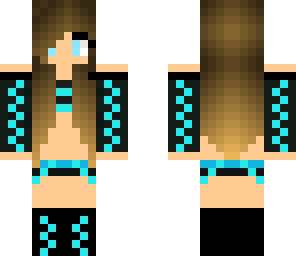 black and blue girl