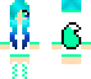 blue hair gamer