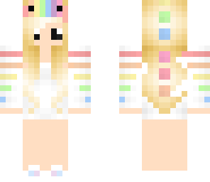 cute rainbow dino girl