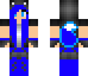 blue girl