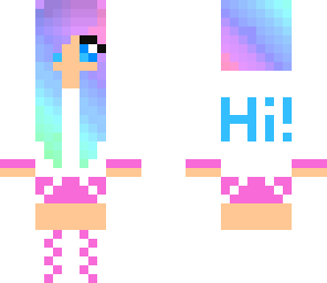 multi-coloured girl