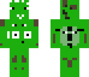 a green eye guy
