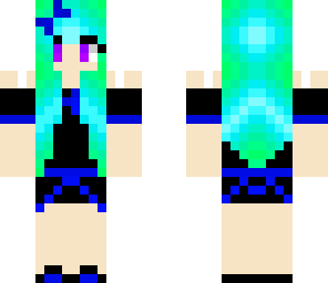 green hair