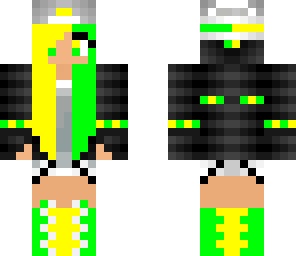 green yellow ender girl