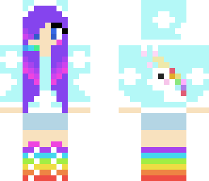 summer unicorn girl