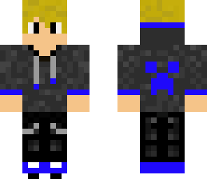 blue creeper hoodie guy
