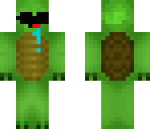 derpy turtle with sunglasses
