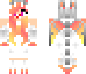 baby fire dragon girl  edited