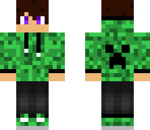 green creeper hoodie
