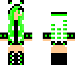 green cool girl