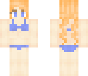 pale bikini girl