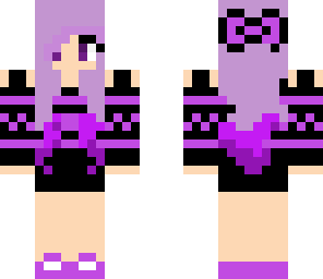 edit on skin- purple girl