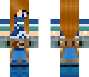 warrior girl skin