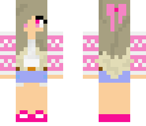 edit on skin- pink girl