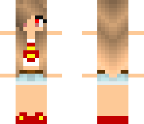 edit on skin- super woman girl