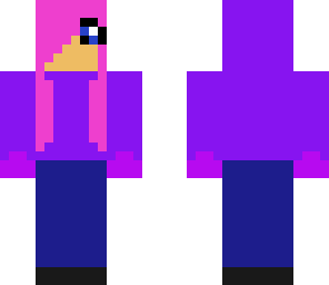 purple hooded girl