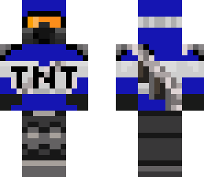 blue tnt man