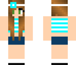 blue girl