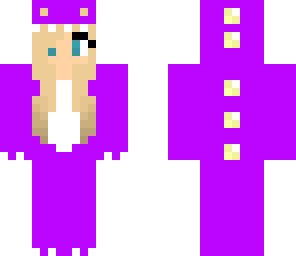 purple onesie girl