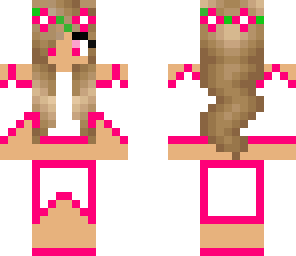 pink garden girl