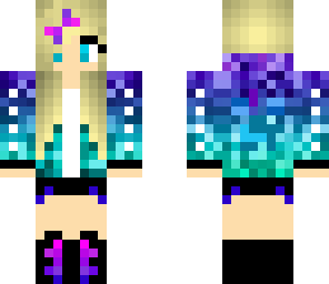 blond galaxy girl