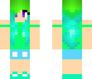teal girl