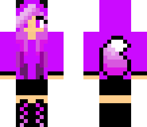 pink plus purple equals wolf girl