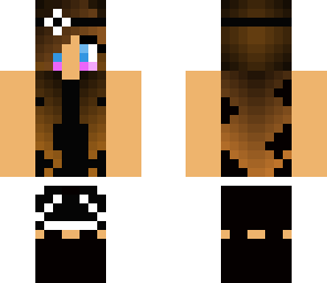 black and white girl